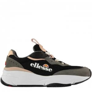 Ellesse Massello Trainers - Gry/Blk/Pnk