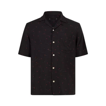 AllSaints Morse Short Sleeve Shirt - Black