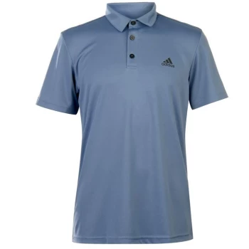 adidas Mens Fab Polo Shirt - RawSteel