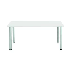 Jemini Rectangular Meeting Table 1600x800x730mm White KF840186