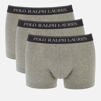 Polo Ralph Lauren Mens 3 Pack Trunk Boxers - Andover Heather - XL