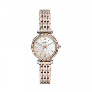 Fossil White And Two Tone 'Carlie Mini' Dress Watch - ES4649