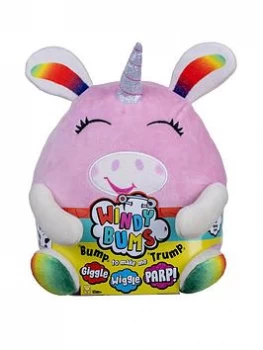 Windy Bums Cheeky Farting Soft Unicorn Toy / Funny Gift, One Colour