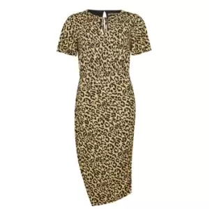 Biba V Neck Jersey Dress - Multi