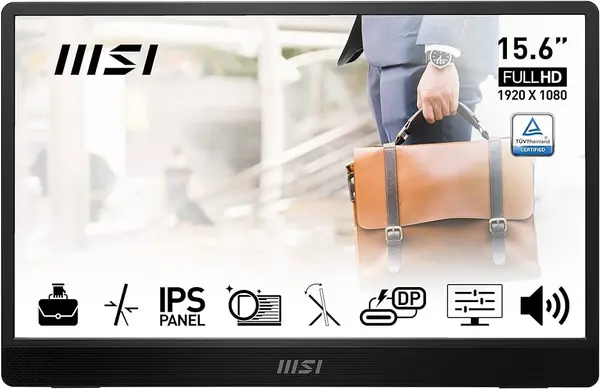 MSI Pro 15.6" MP161 Full HD Portable Monitor