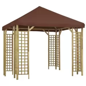 Vidaxl Gazebo 3X3 M Brown