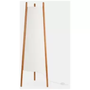 LEDS C4 Woody Tripod Floor Lamp Oak Wood, Beige E27