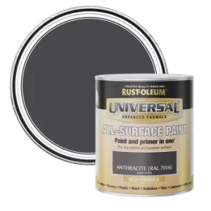 Rust-Oleum Universal Paint Satin Anthracite 750ml