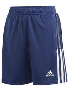 adidas Youth Tiro 21 Short, Navy, Size 7-8 Years