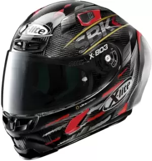 X-Lite X-803 RS Ultra Carbon Replica SBK Helmet, black-carbon, Size S, black-carbon, Size S