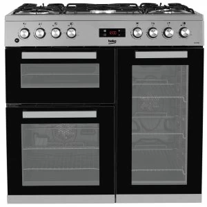 Beko KDVF90X Dual Fuel Range Cooker