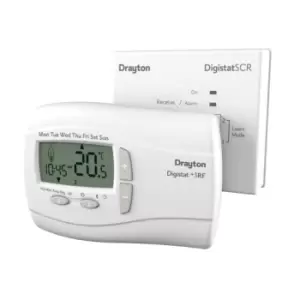 Drayton Digistat+3 RF 7 Day Wireless Programmable Room Thermostat with SCR RF701N - 446086