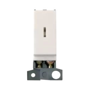 Click Scolmore MiniGrid 10A 2 Way Key Switch Module White - MD003PW