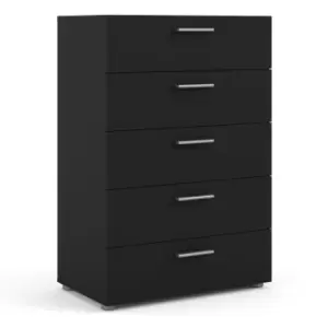 Pepe Chest Of 5 Drawers In Black