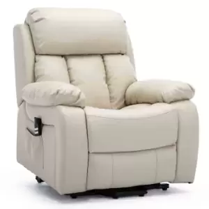 Chester Electric Dual Motor Rise Recliner - Cream