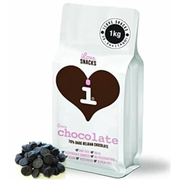 I Love Snacks 70% Cocoa Belgian Chocolate - 1kg - 704015