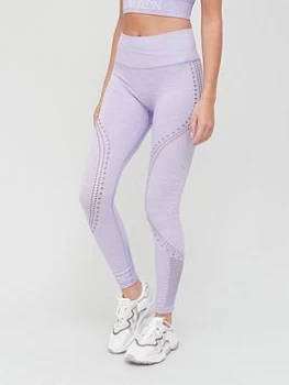 Calvin Klein Performance Seamless 7/8 Length Leggings - Lilac