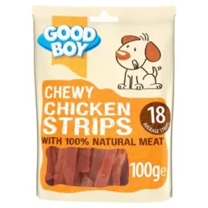 Good Boy Chewy Chicken Strips Dog Treats 100g