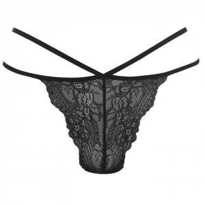 Firetrap Thong Briefs Ladies - Black