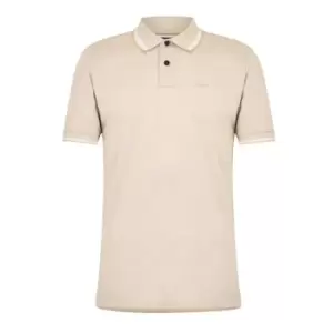 Boss Parlay Pique Polo Shirt - Beige