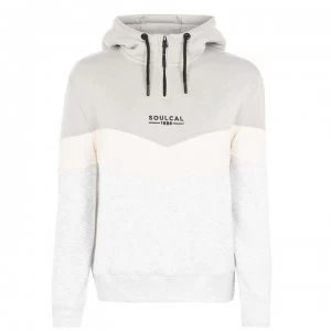 SoulCal Cut and Sew OTH Hoodie Ladies - Sage/Nude