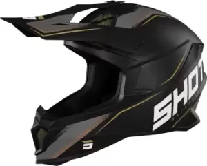 Shot Lite Prism Motocross Helmet, black-gold, Size XL, black-gold, Size XL