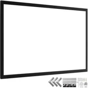 VEVOR 100" 16:9 4K HD Aluminum Frame Portable Projector Screen