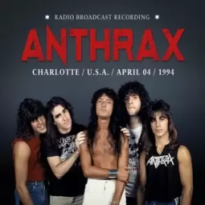 Anthrax - Charlotte, U.S.A., April 04, 1994: Radio Broadcast Recording CD Album - Used