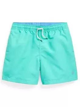 Ralph Lauren Boys Traveller Swim Shorts - Sunset Green, Size Age: 16 Years=Xl