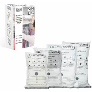 BLACK+DECKER Vacuum Storage Bags, White, Mixed