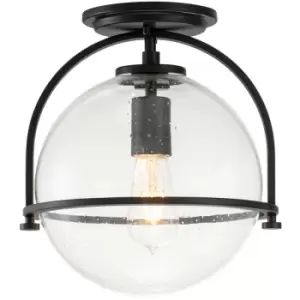 Quintiesse Hinkley Somerset Globe Ceiling Light Black