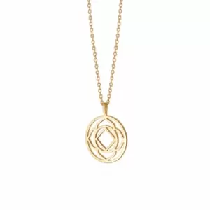 Daisy London Jewellery 18ct Gold Plated Sterling Silver Base Chakra Necklace 18Ct Gold Plate