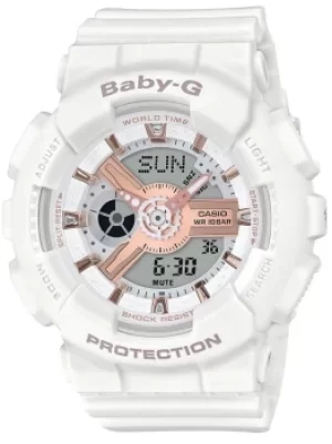 Casio Baby-G White Strap Watch BA-110RG-7AER