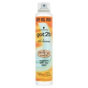 Schwarzkopf got2b Oil-Licious Dry Oil Mist 200ml