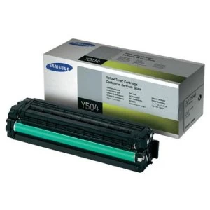 Samsung CLT-Y504S Yellow Laser Toner Ink Cartridge