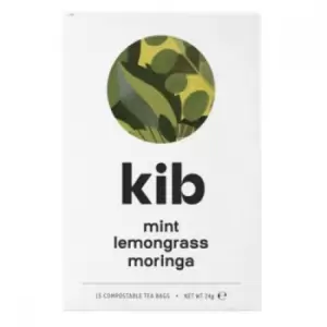 Kib Mint Lemongrass & Moringa Tea - 15 Bags x 4 (Case of 1)