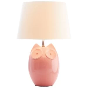 Village At Home Hector Table Lamp - Pink