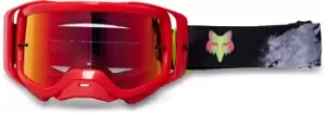 FOX Airspace Dkay Mirrored Motocross Goggles, red, Size One Size