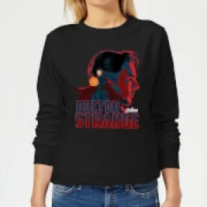 Avengers Doctor Strange Womens Sweatshirt - Black - XXL