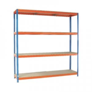 Slingsby VFM OrangeZinc Heavy Duty Painted Shelving Unit 379228