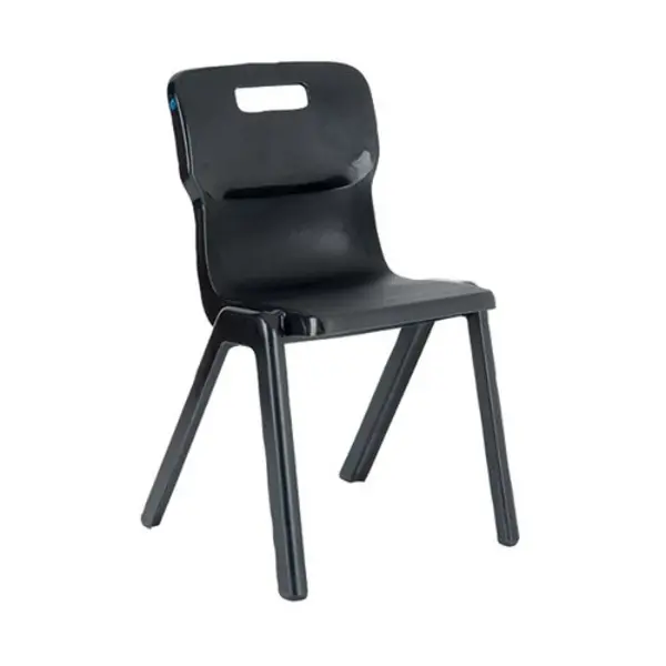 One Piece Titan One Piece Classroom Chair 363x343x563mm Charcoal KF72157 T2 CH