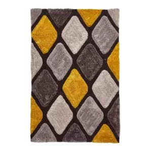 Think Rugs Noble House Rug 9247 Grey Yellow 150X230cm