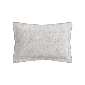 Bedeck of Belfast Avita Oxford Pillowcase, Tuberose/Silver