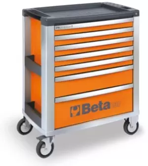 Beta Tools C39-7/O 7 Drawer Roller Cab 800 x 500 x 971mm Orange 039000001