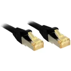 LINDY 47315 RJ45 Network cable, patch cable CAT 6a (CAT 7 cable) S/FTP 20.00 m Black