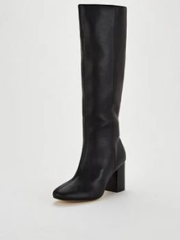 OFFICE Kit Knee High Boots - Black, Size 7, Women