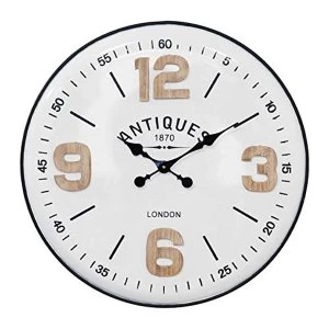 Hometime Wall Clock Large Quarter Numbers 61.5cm