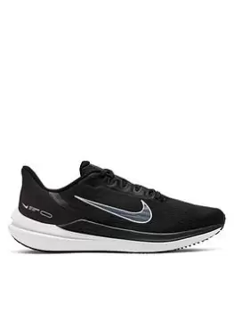 Nike Air Winflo 9 - Black/White, Size 6, Men