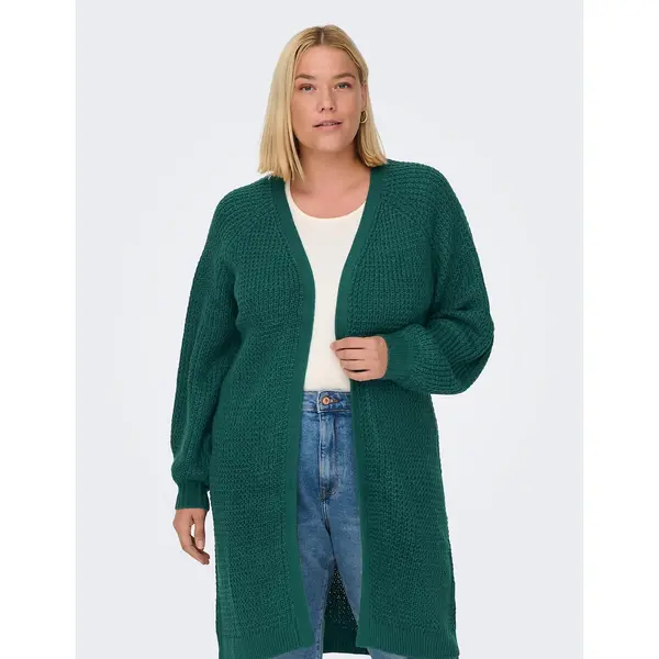 Long Balloon Sleeve Cardigan