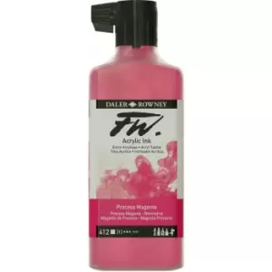 Daler-Rowney FW Artists Acrylic Ink 180ml Process Magenta